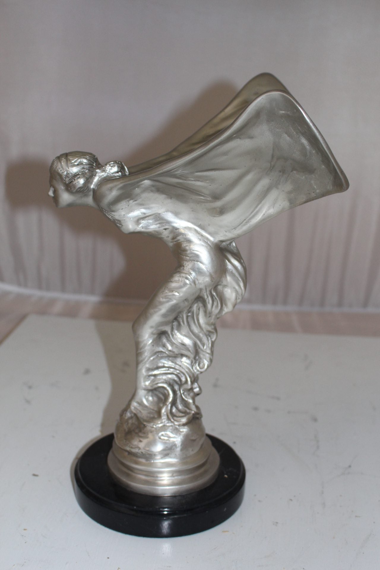 Rolls Royce -Small Bronze Statue -  Size: 9"L x 9"W x 14"H. 
