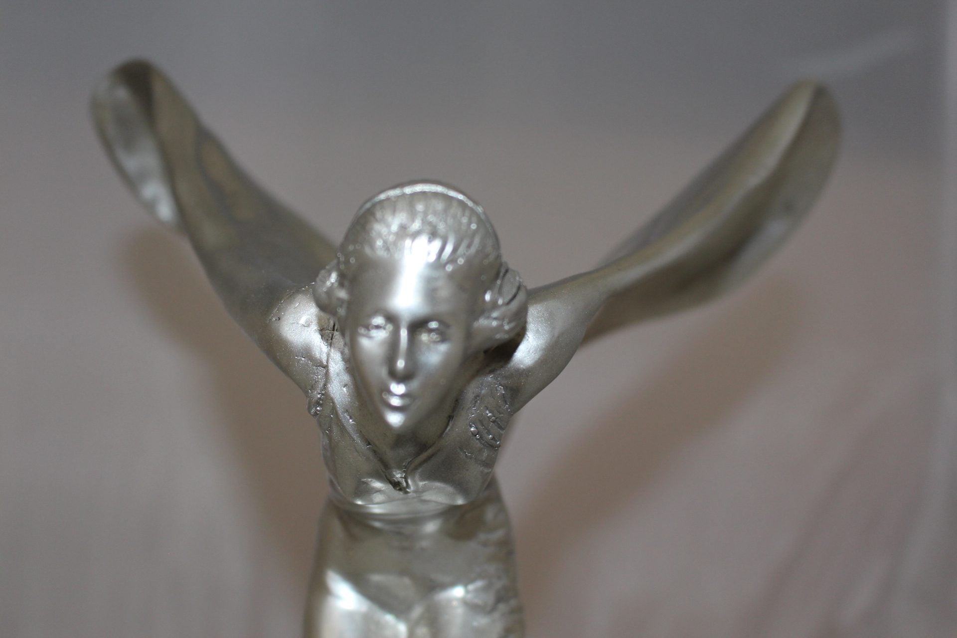 Rolls Royce -Small Bronze Statue -  Size: 9"L x 9"W x 14"H. 