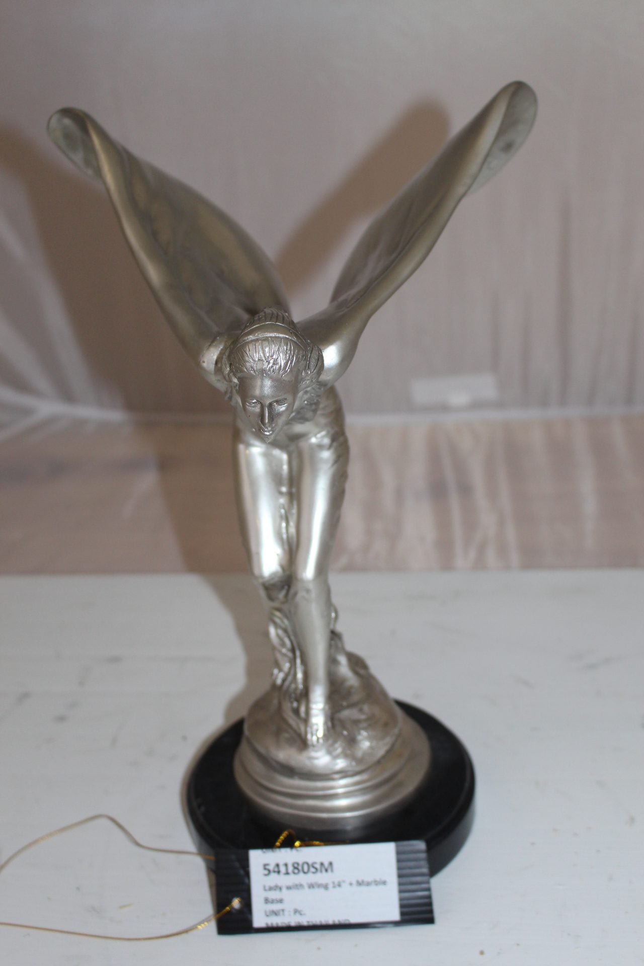 Rolls Royce -Small Bronze Statue -  Size: 9"L x 9"W x 14"H. 