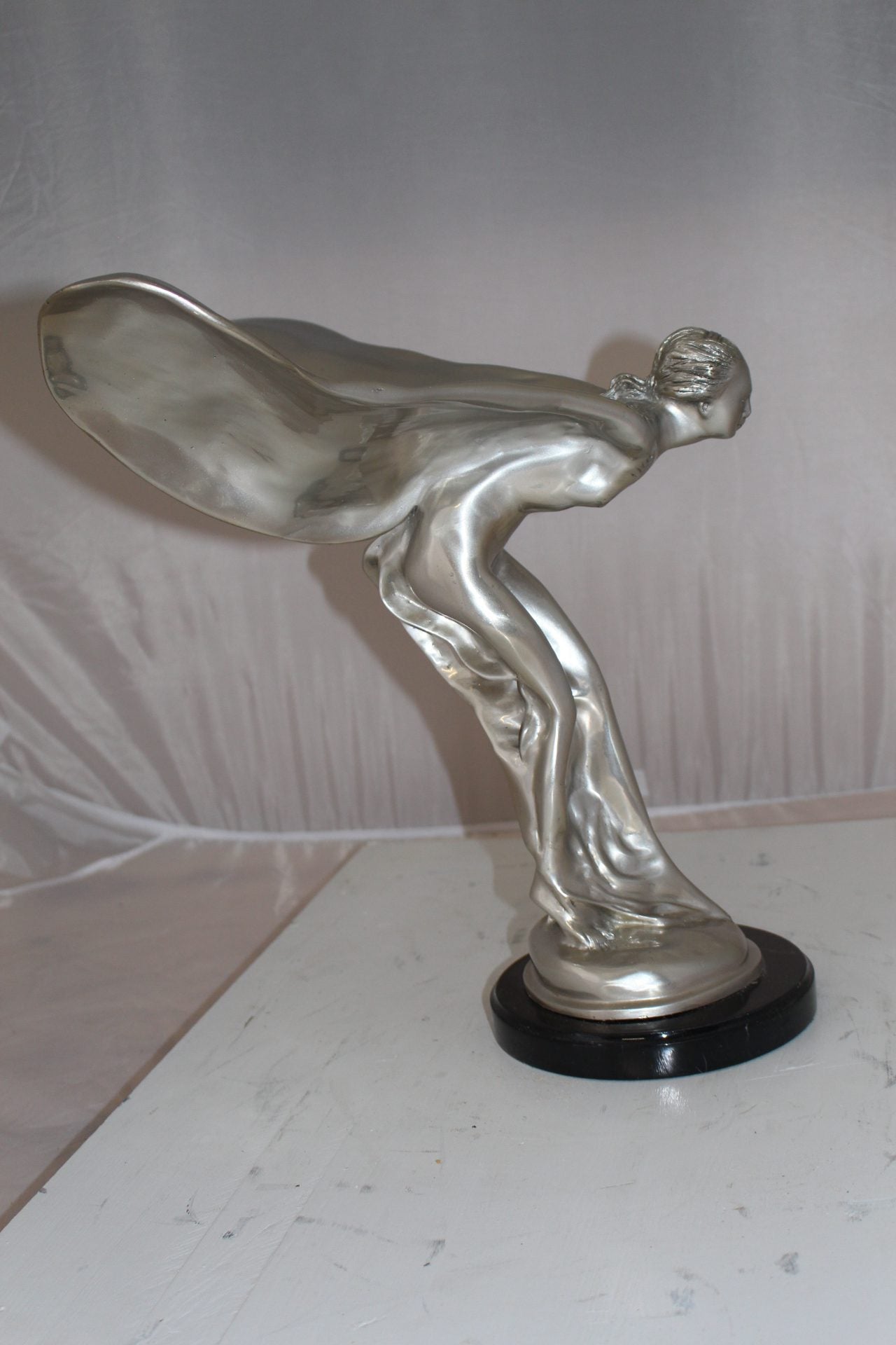 Rolls Royce -Large Bronze Statue -  Size: 14"L x 17"W x 18"H. 