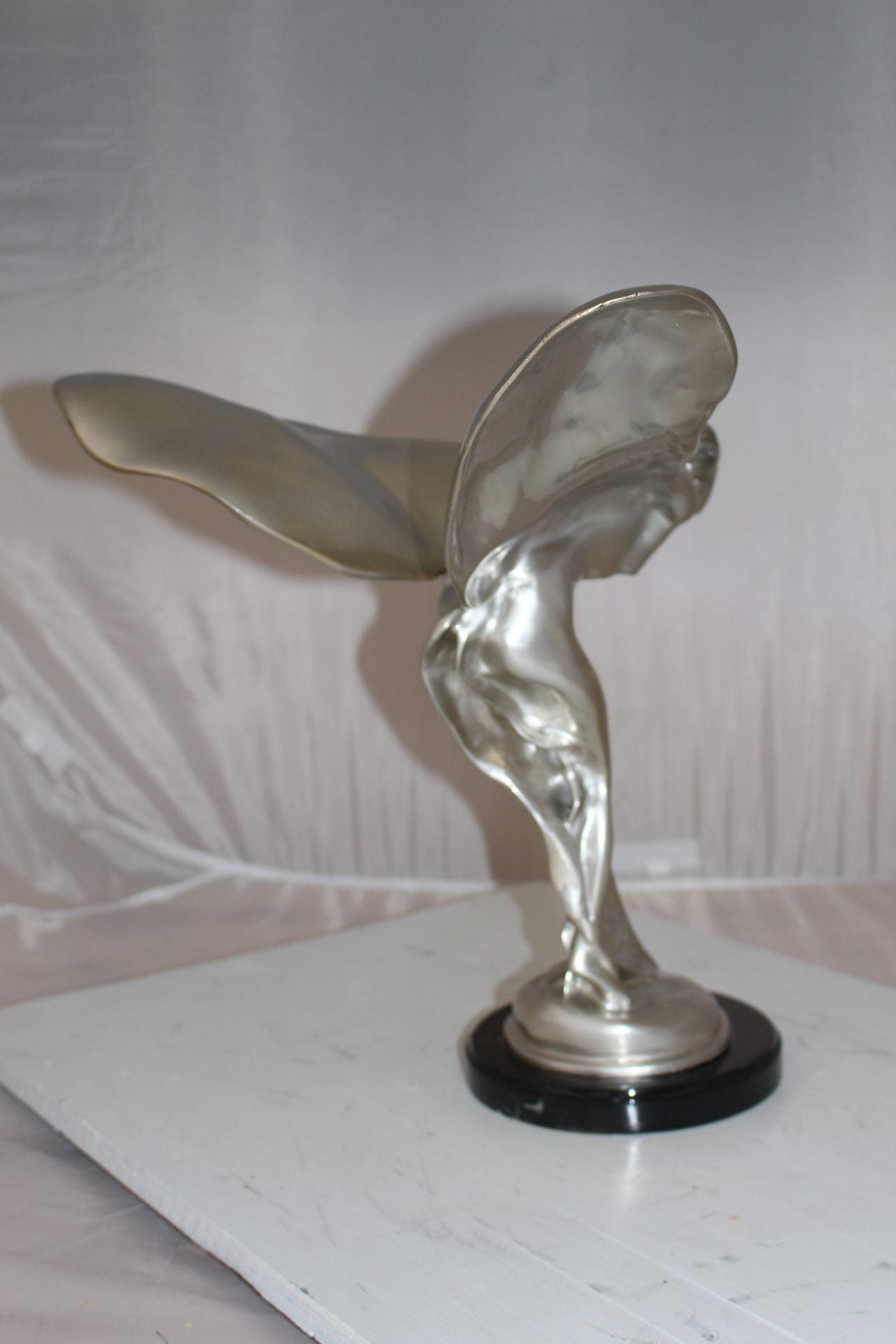 Rolls Royce -Large Bronze Statue -  Size: 14"L x 17"W x 18"H. 