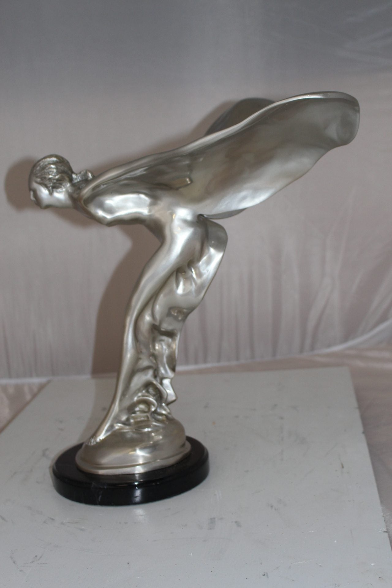 Rolls Royce -Large Bronze Statue -  Size: 14"L x 17"W x 18"H. 