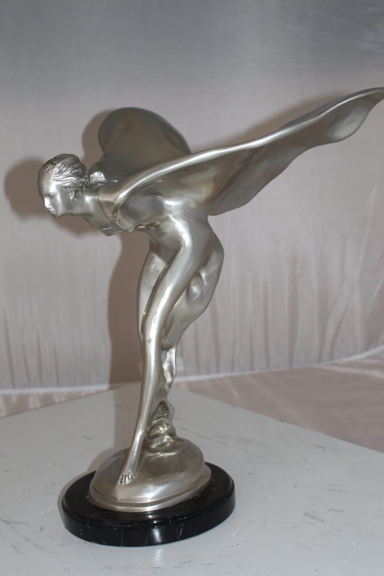 Rolls Royce -Large Bronze Statue -  Size: 14"L x 17"W x 18"H. 
