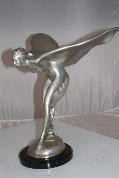 Rolls Royce -Large Bronze Statue -  Size: 14"L x 17"W x 18"H. 