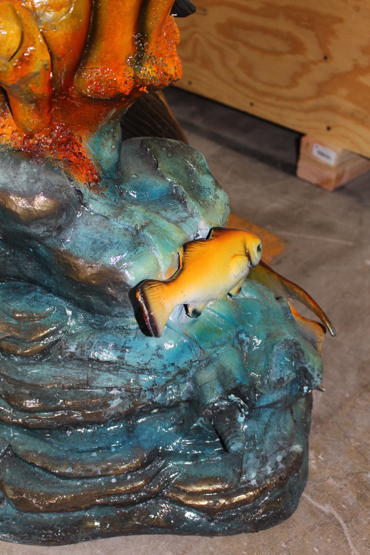 Large Sailfish Bronze Statue -  Size: 38"L x 24"W x 67"H. 