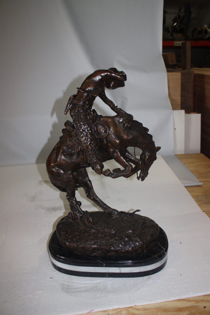 Rattlesnake by Remington Bronze Statue -  Size: 17"L x 10"W x 25"H. 