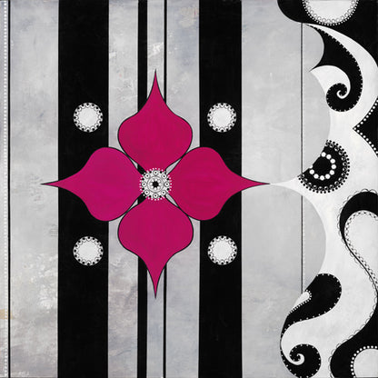 Lotus, limited edition giclee by Alexandra Suarez, 40x40 signed, numbered