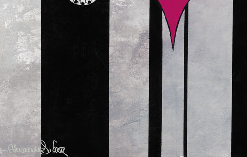 Lotus, limited edition giclee by Alexandra Suarez, 40x40 signed, numbered