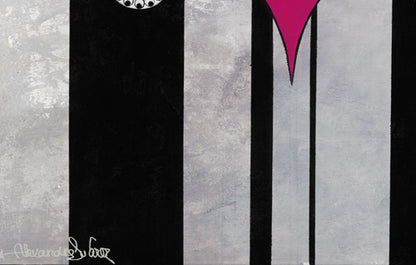 Lotus, limited edition giclee by Alexandra Suarez, 40x40 signed, numbered