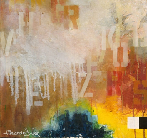The Hidden Message, limited ed. by Alexandra Suarez, 40x40 signed and numbered