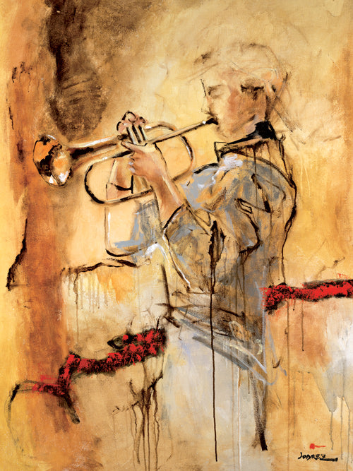 Deep Breath, limited edition embellished giclee signed by Joarez, 38x50
