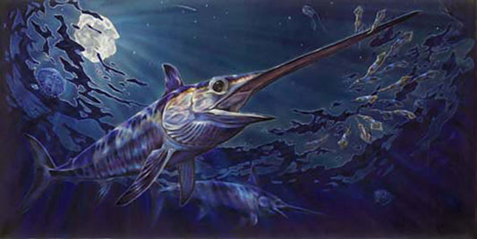 Prince Of Darkness, limited edition giclee on canvas by Jason Mathias, 40x20