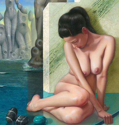 Formas Divinas, Nude Art, limited edition giclee by Nelson Calderon, 38x30