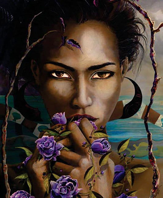 Kulliruna, limited edition giclee on canvas by Vito Loli, 40X48 un-stretched.
