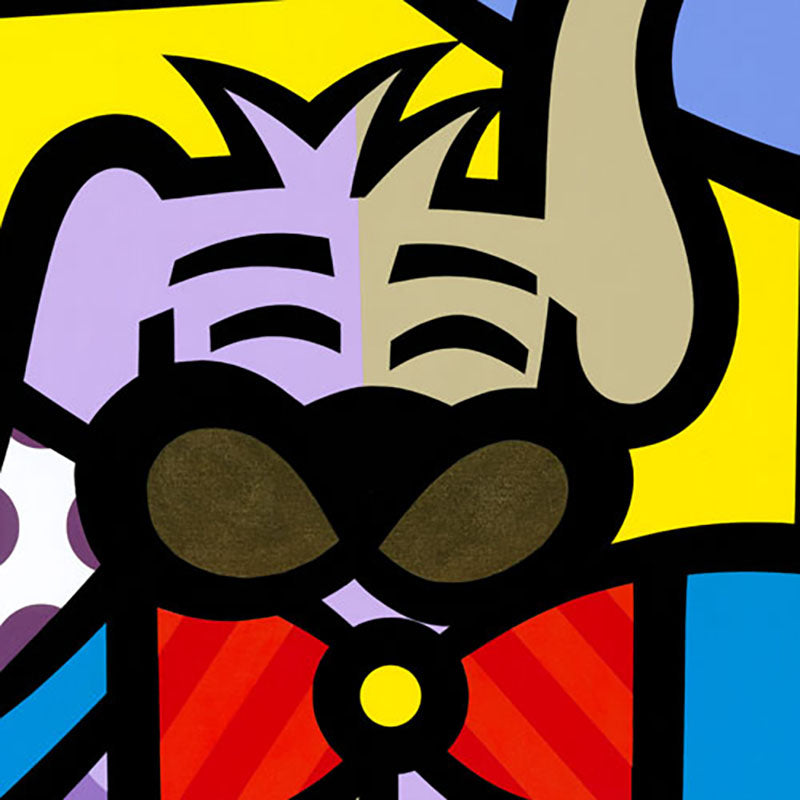 Play Time, limited edition color giclee on canvas, signed by Jozza, 30X30