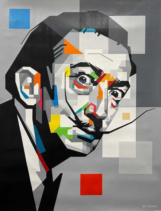 Salvador Dali Dream, limited edition giclee on canvas by Gerrado Mendez, 36x48