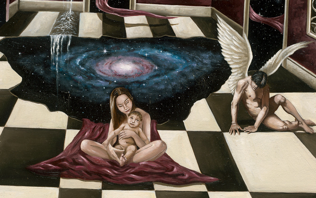 Time Illusion, limited edition on canvas by Tatiana Denisova, 31x36