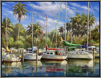 Calm Outburst, limited edition giclee on canvas by Paul Wren, 48x36