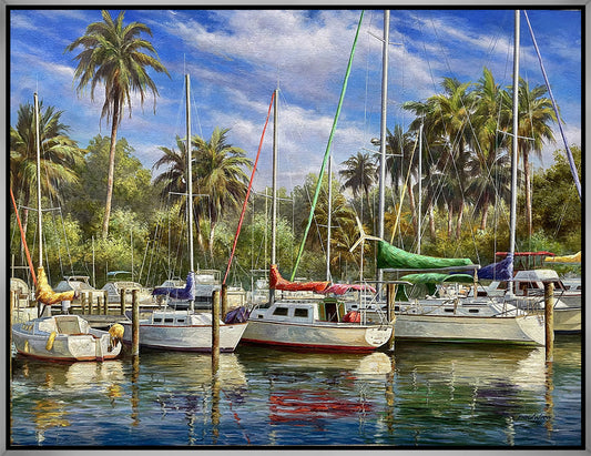 Calm Outburst, limited edition giclee on canvas by Paul Wren, 48x36
