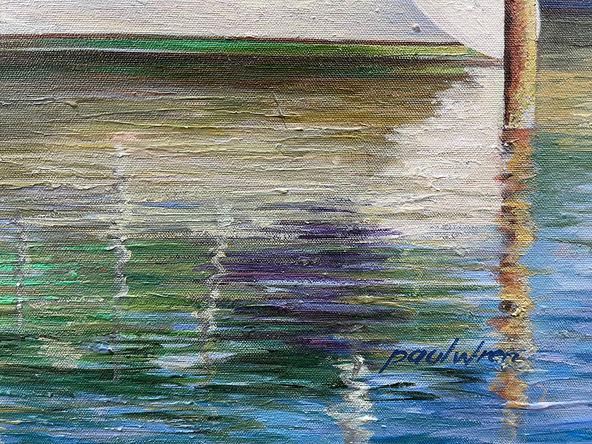 Calm Outburst, limited edition giclee on canvas by Paul Wren, 48x36