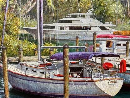 Below Deck, limited edition giclee on canvas by Paul Wren, 48x36
