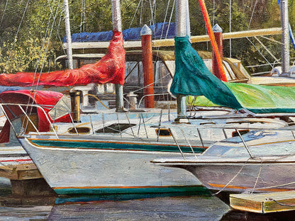 Into the Cove, limited edition giclee on canvas by Paul Wren, 45x30