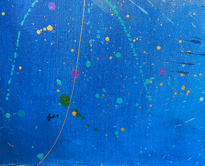 Torbellino, limited edition giclee on canvas by Azarian, 48x32