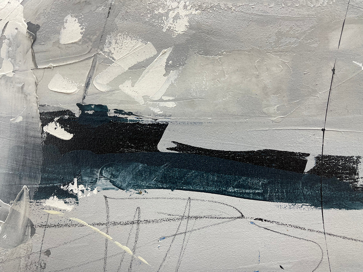 Tormenta En El Mar, stunning limited edition giclee on canvas by Azarian, 48x48