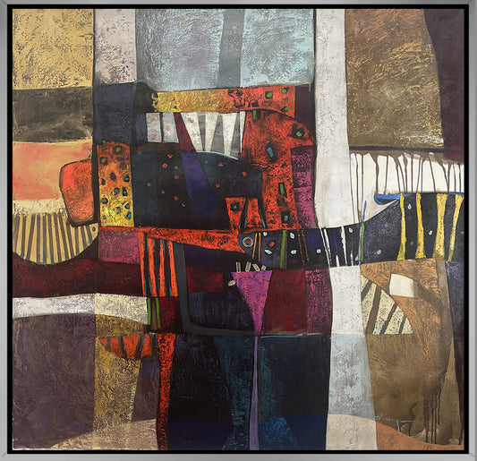 Lo Que Ves, limited edition giclee on canvas by Claudio Chunga, 48x48