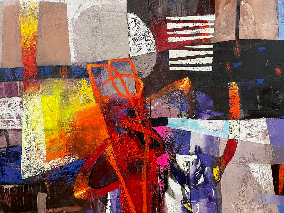 Hacia Lo Desconocido, limited edition giclee on canvas by Claudio Chunga, 48x48
