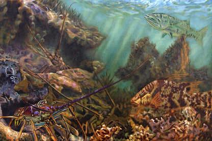 The Drift, limited edition giclee on canvas, Jason Mathias, 50.25X33.5 signed.
