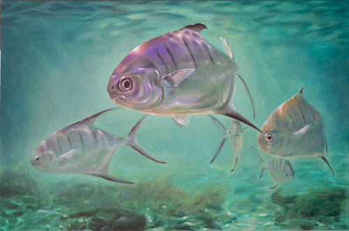 Palmetto, limited edition giclee by Jason Mathias, 45x30 signed and numbered