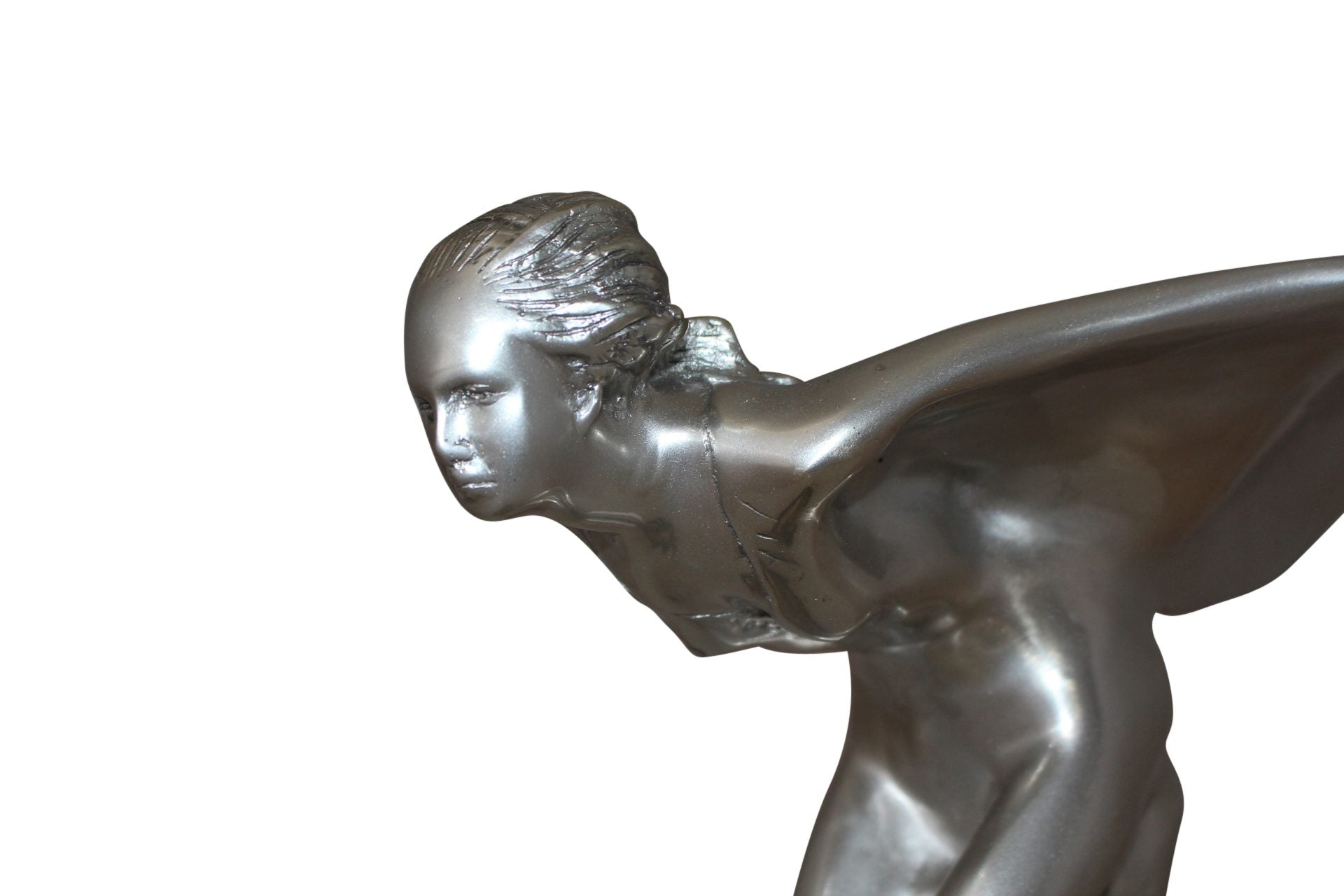 Rolls Royce -Large Bronze Statue -  Size: 14"L x 17"W x 18"H. 