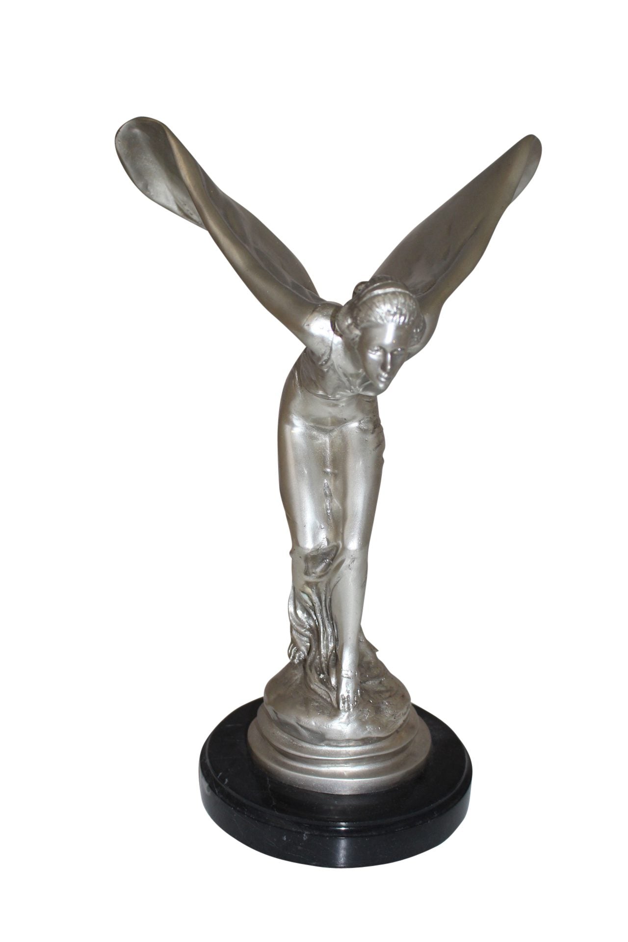 Rolls Royce -Small Bronze Statue -  Size: 9"L x 9"W x 14"H. 