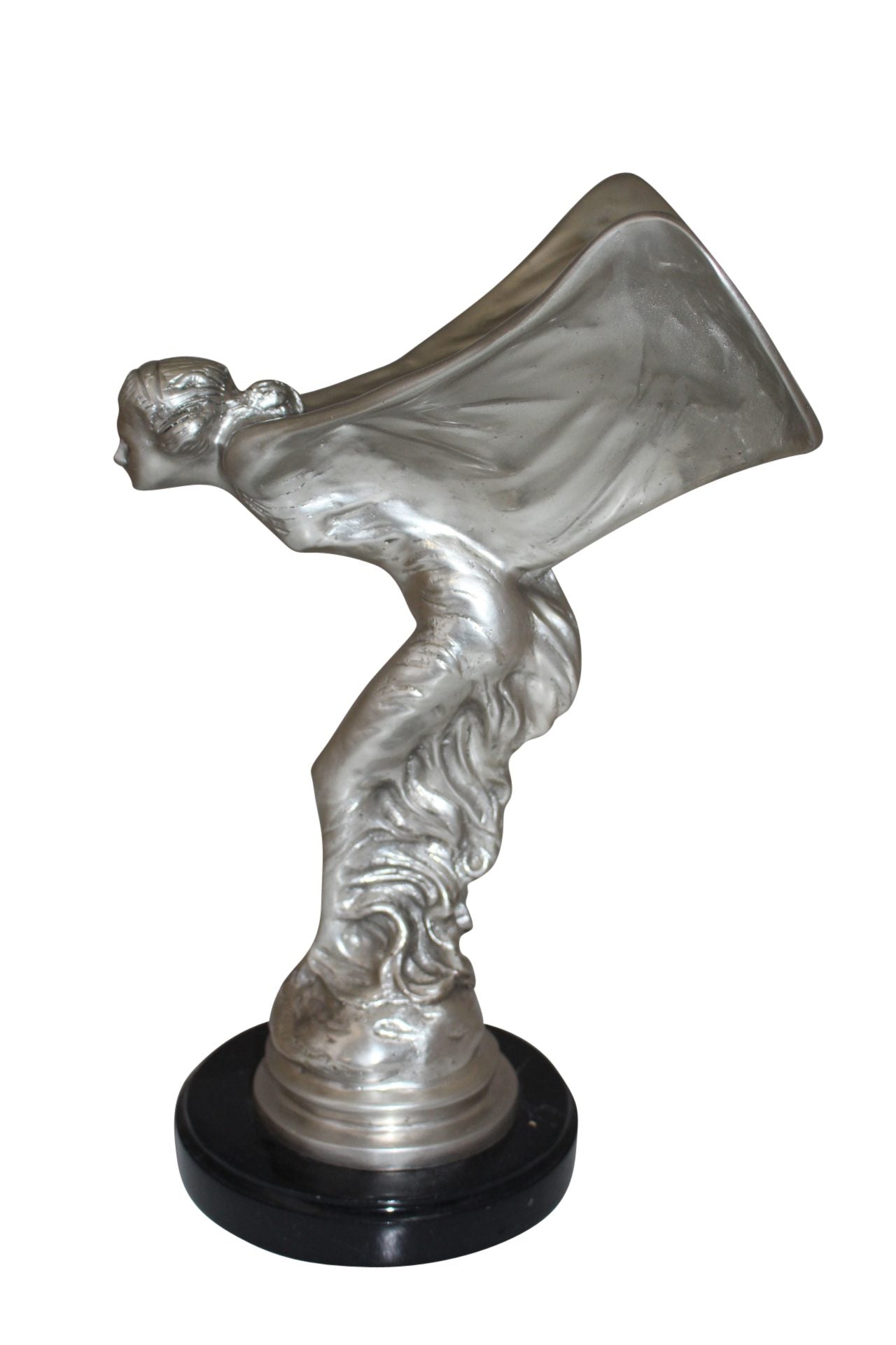 Rolls Royce -Small Bronze Statue -  Size: 9"L x 9"W x 14"H. 