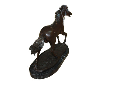 Running horse - Bronze Statue -  Size: 12"L x 4"W x 8"H. 