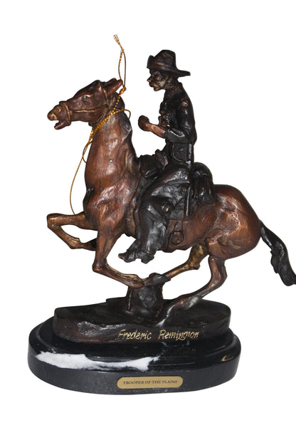 Trooper of the Plains Bronze Statue By Remington