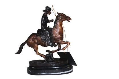 Trooper of the Plains Bronze Statue By Remington