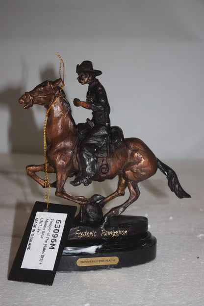 Trooper of the Plains Bronze Statue By Remington