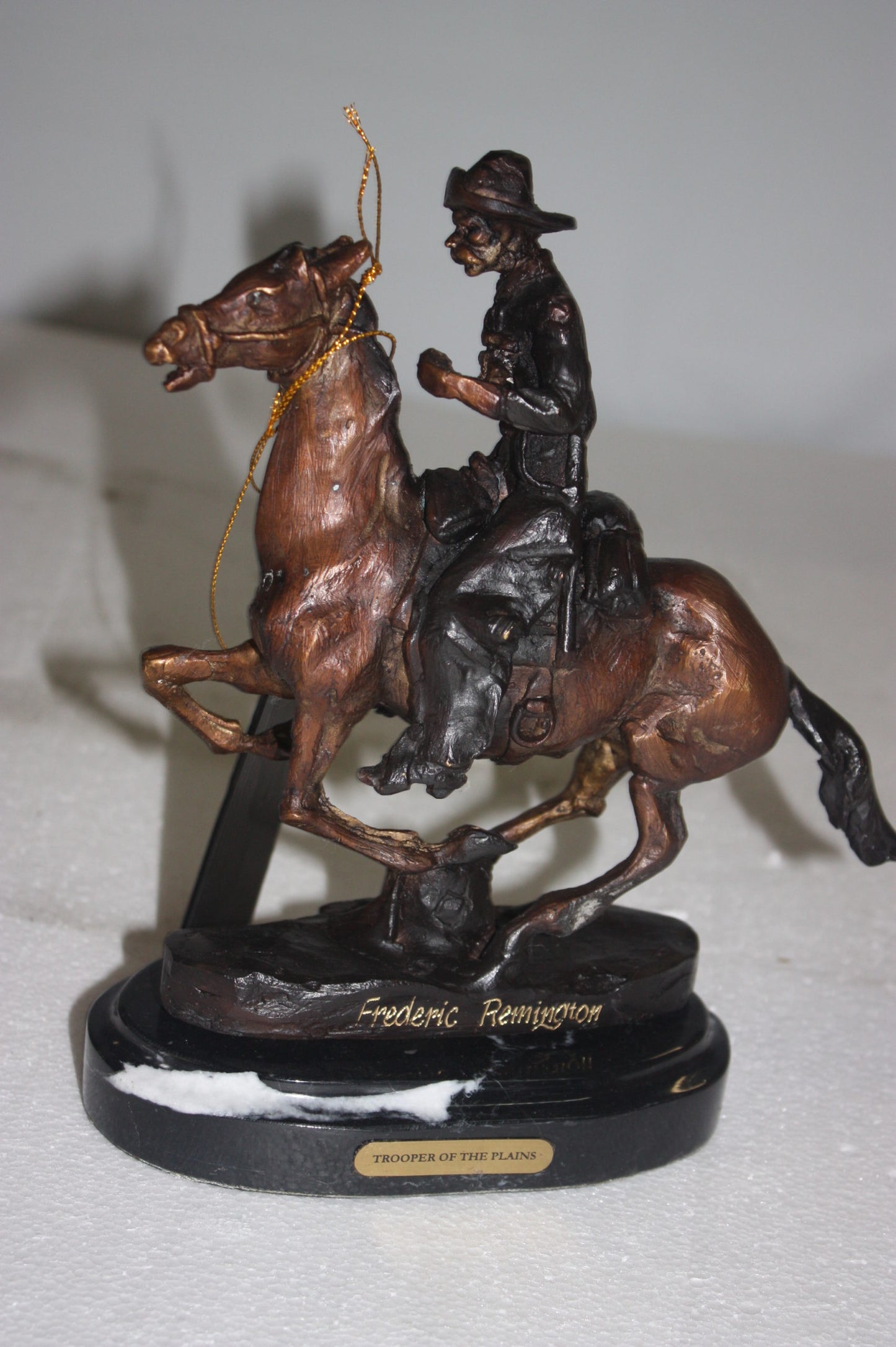 Trooper of the Plains Bronze Statue By Remington