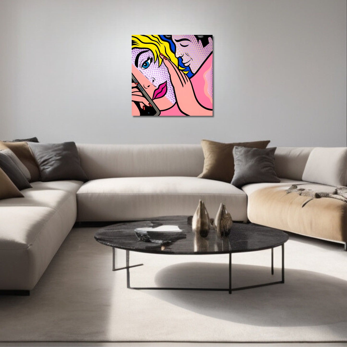 Whisper, Acrylic Painting, Stretched Canvas, Wall Art by Jozza 30" x 30" x 1"