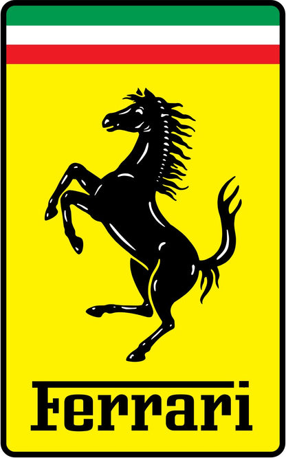 Ferrari Horse Bronze Statue Large -  Size: 26"L x 42"W x 61"H.