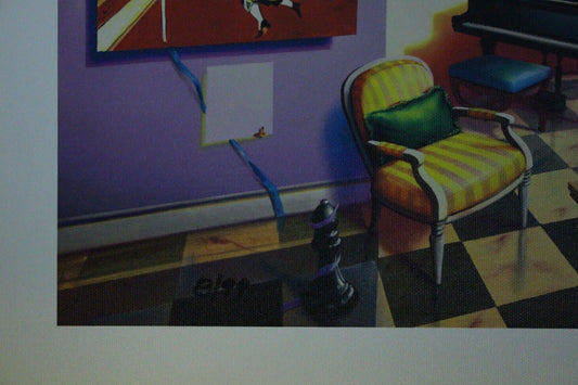 Orlando Quevedo Giclée - Another Day Painting -  Size: 21"L x 13.5"W