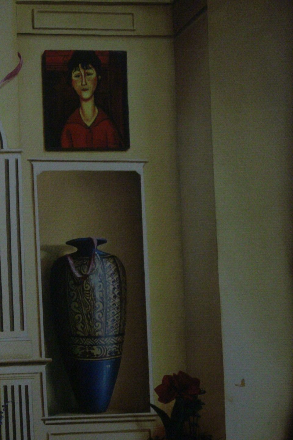 Orlando Quevedo Giclée "A View From My Room" Painting -  Size: 21"L x 13.5"W