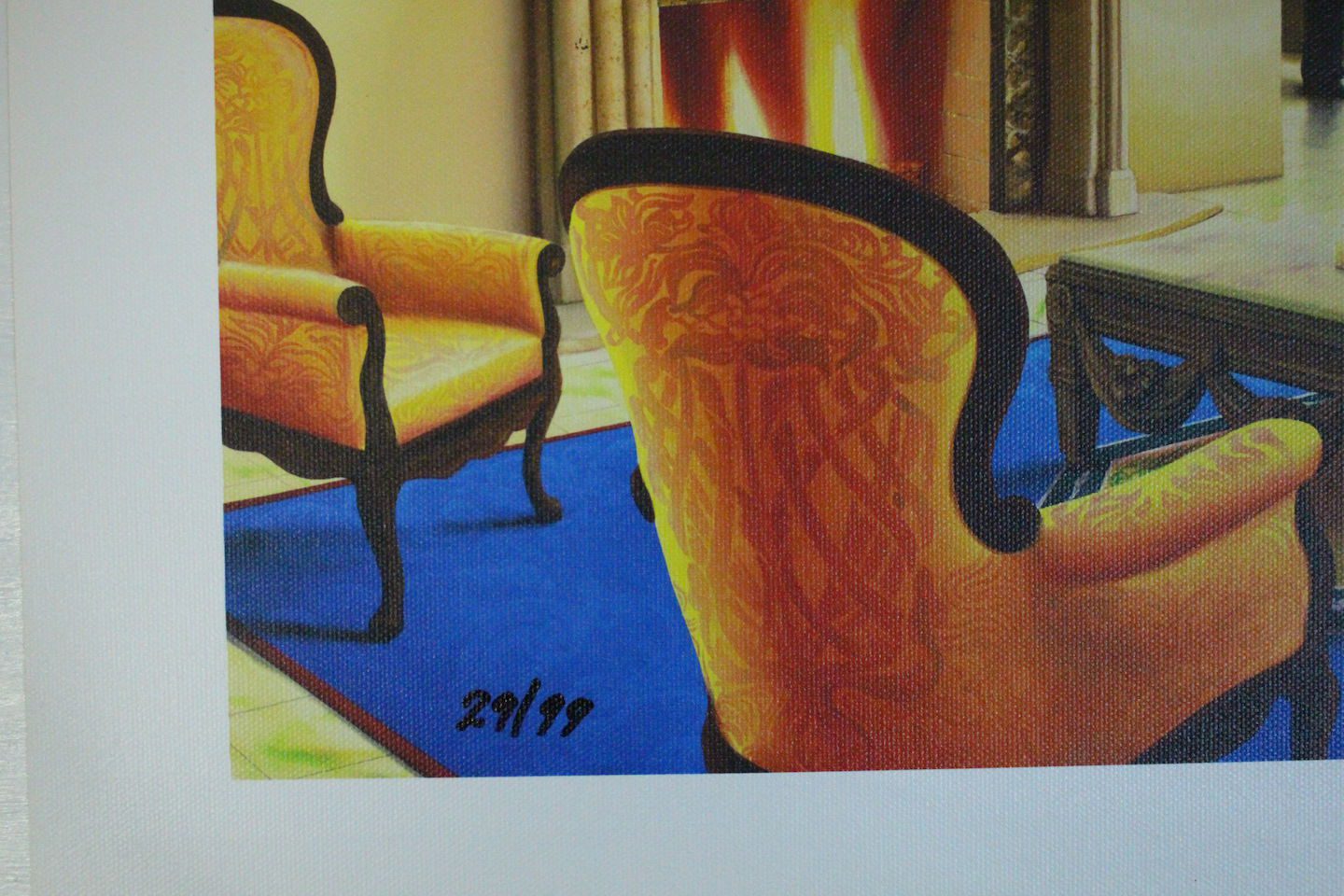 Orlando Quevedo Giclée - Love Story Painting -  Size: 21"L x 13.5"W