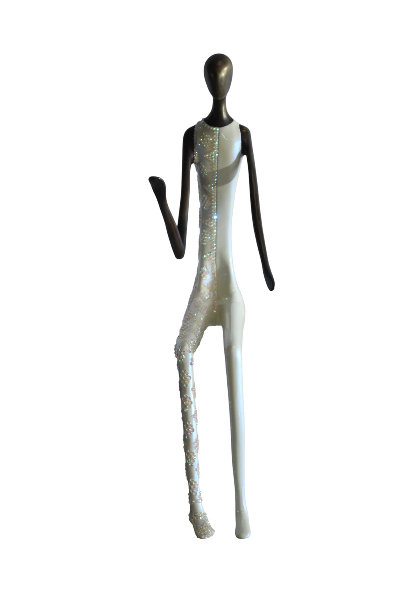 NIFAO Bronze Sculpture Fragments of Love by Liliana Mendez 10"x5"x20"H