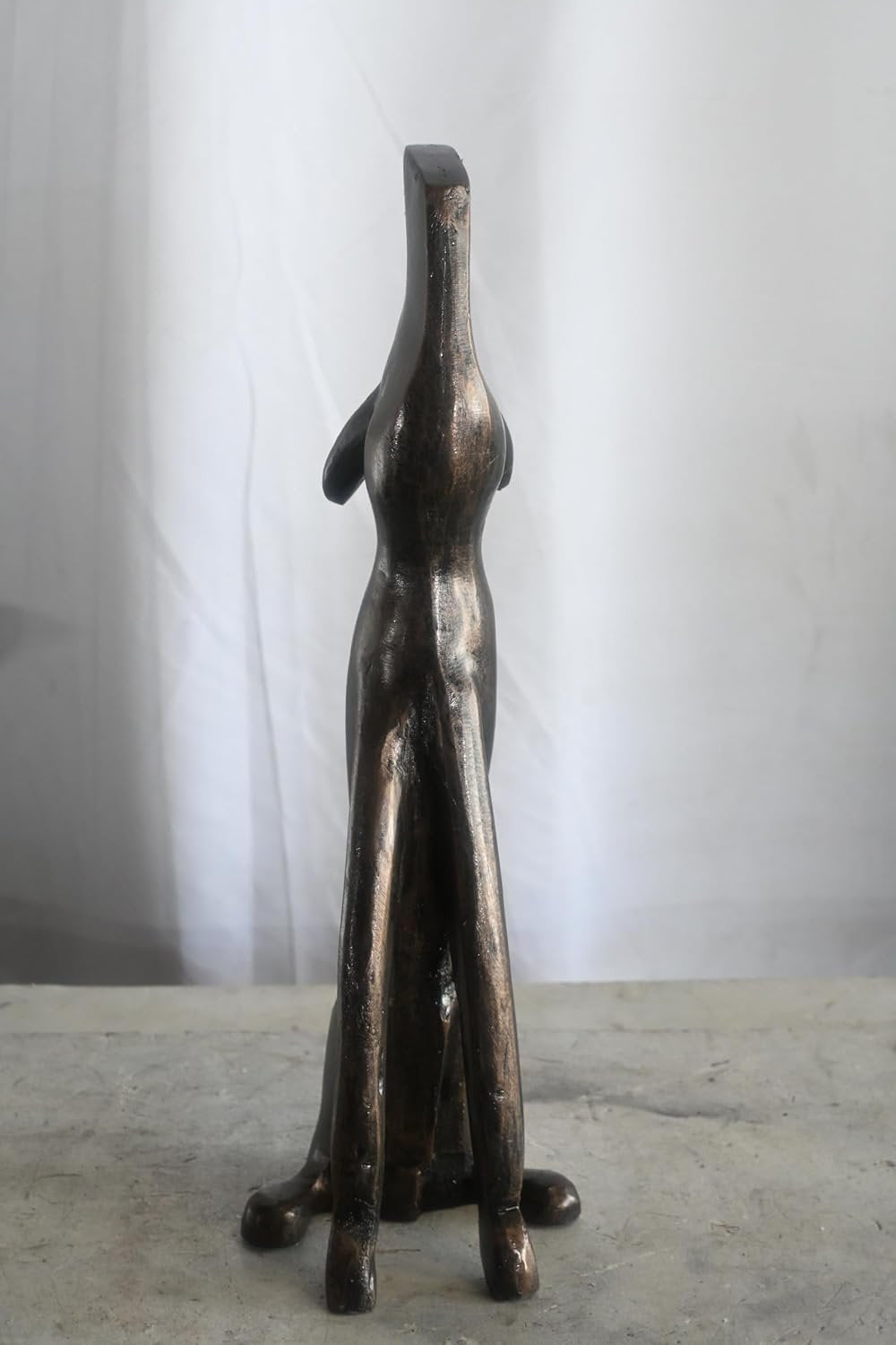 Howling Coyote Medium Aluminum Statue Wildlife Collection 7"x9"x22"H