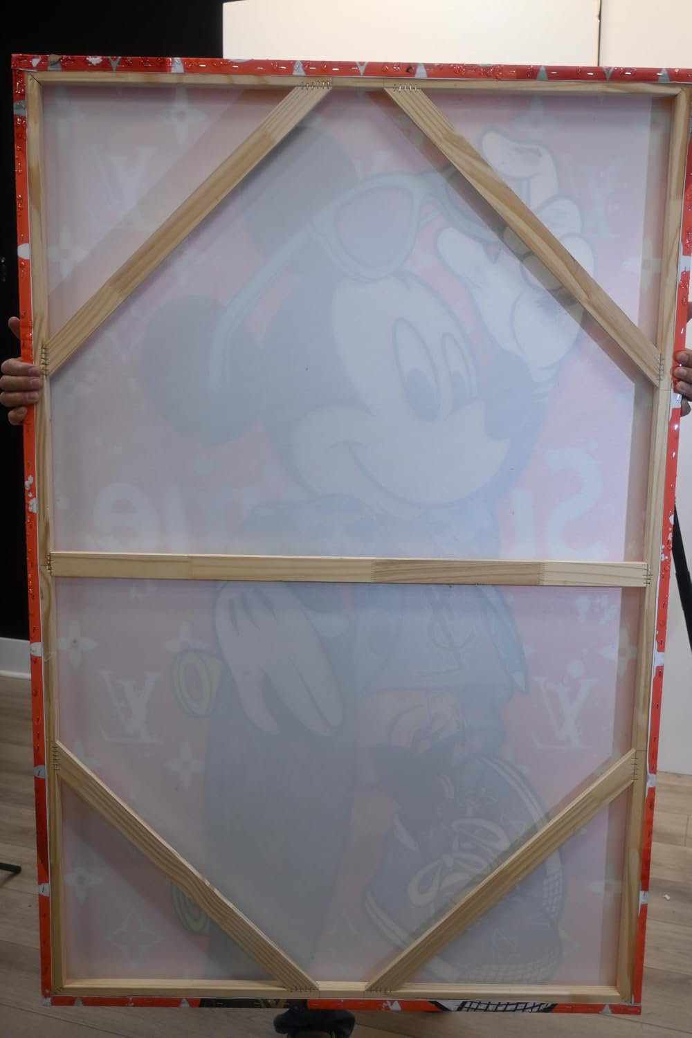 Skater Mouse Streetwear Pop Art Resin Canvas 40"x60"