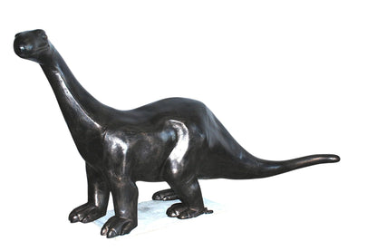 Life Size Aluminum Dinosaur Statue Brontosaurus Decor 90"x23"x47"H
