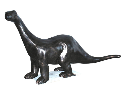 Life Size Aluminum Dinosaur Statue Brontosaurus Decor 90"x23"x47"H